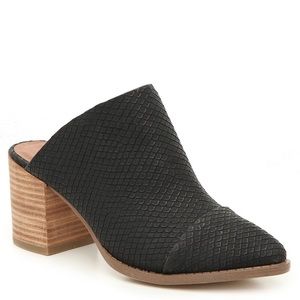Tosh Mule Heeled Bootie